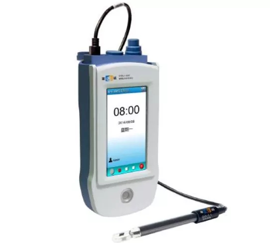 三方檢測水質(zhì)化驗超純水電導(dǎo)率檢測，雷磁DDBJ-350F型便攜式電導(dǎo)率儀產(chǎn)品介紹(圖1)